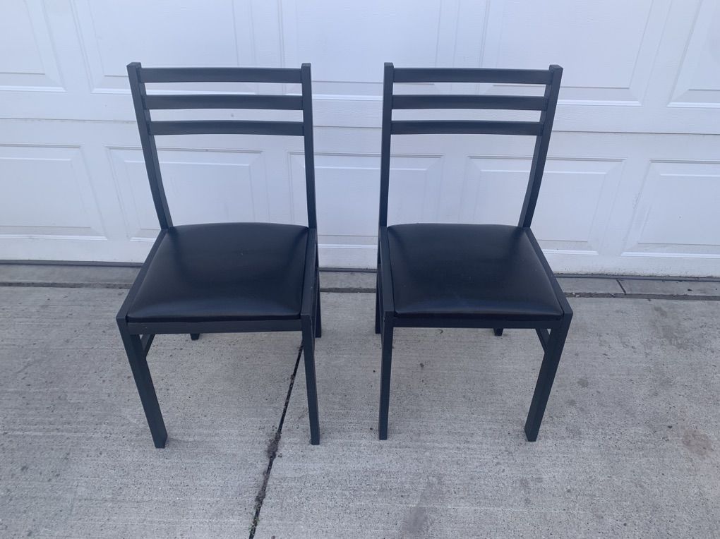 Two Metal Chairs
