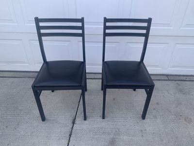 Two Metal Chairs