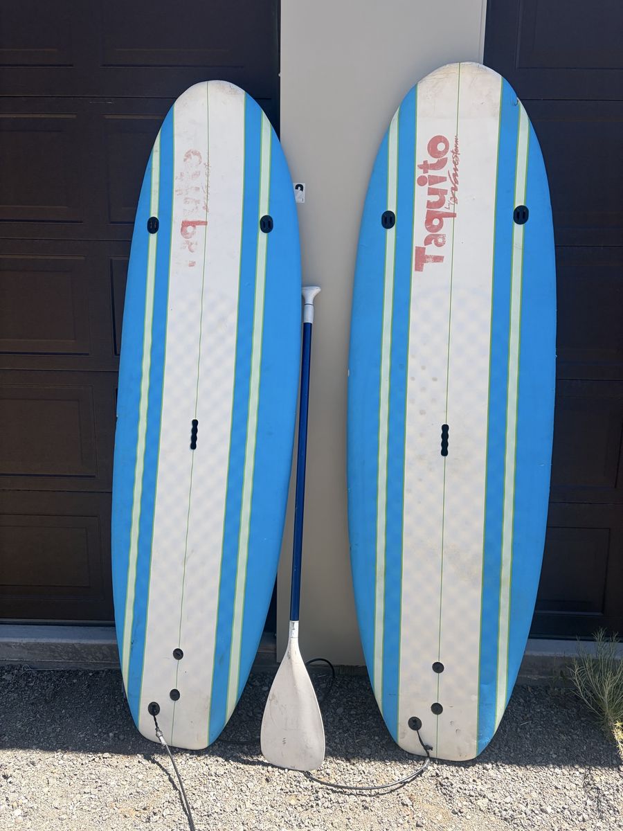 Youth paddle boards