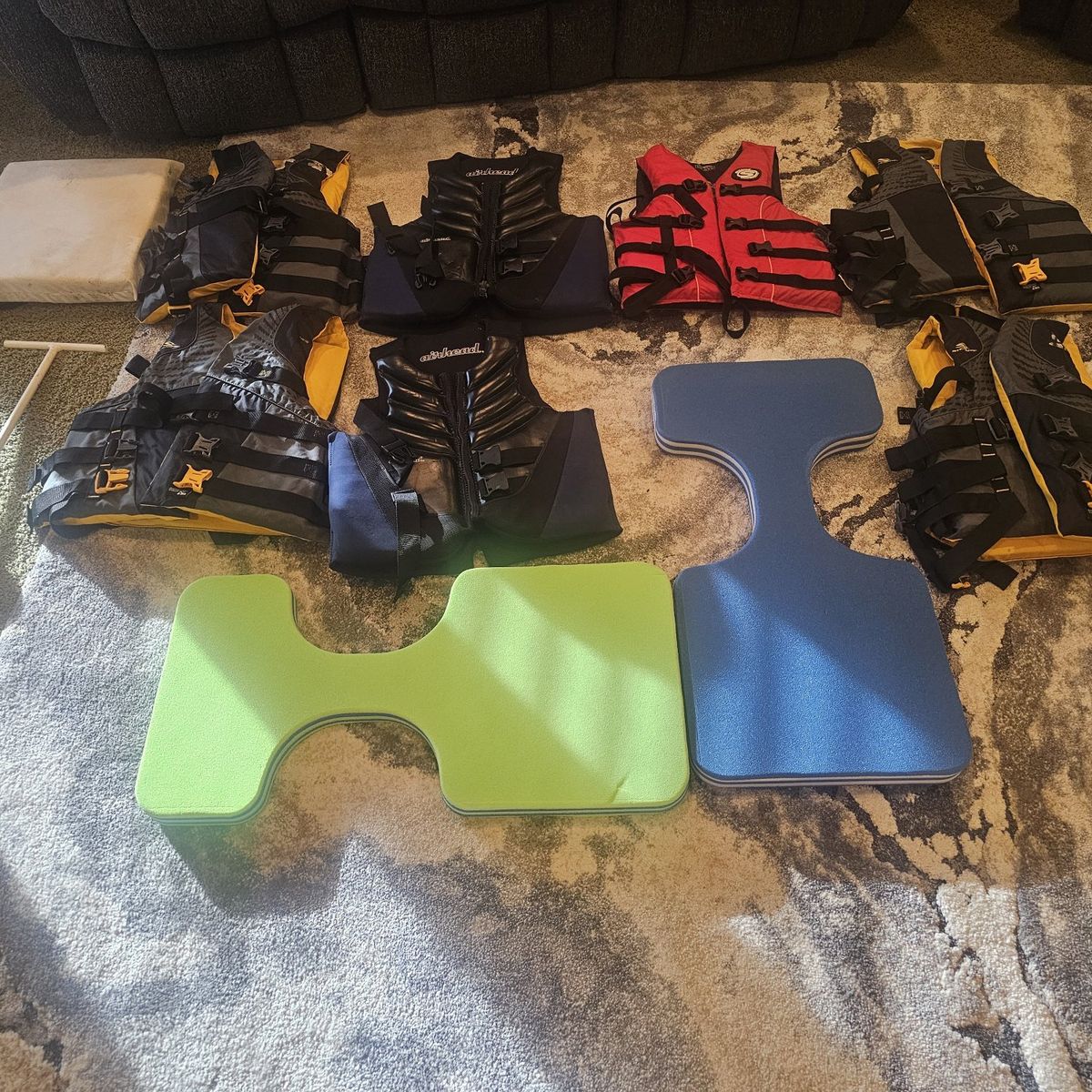 boating life jacket and misc assc