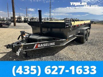 7x14 Diamond C Baseline HDU 208 Dump Trailer - 24" Sides - 16K GVWR