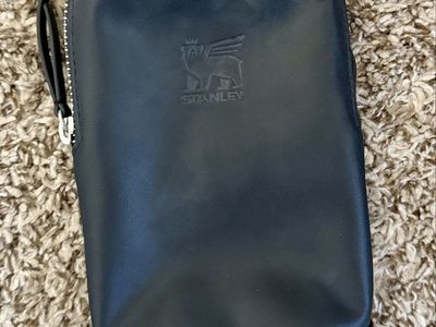 William Stanley Jr. Black Faux Leather Bag Organizer