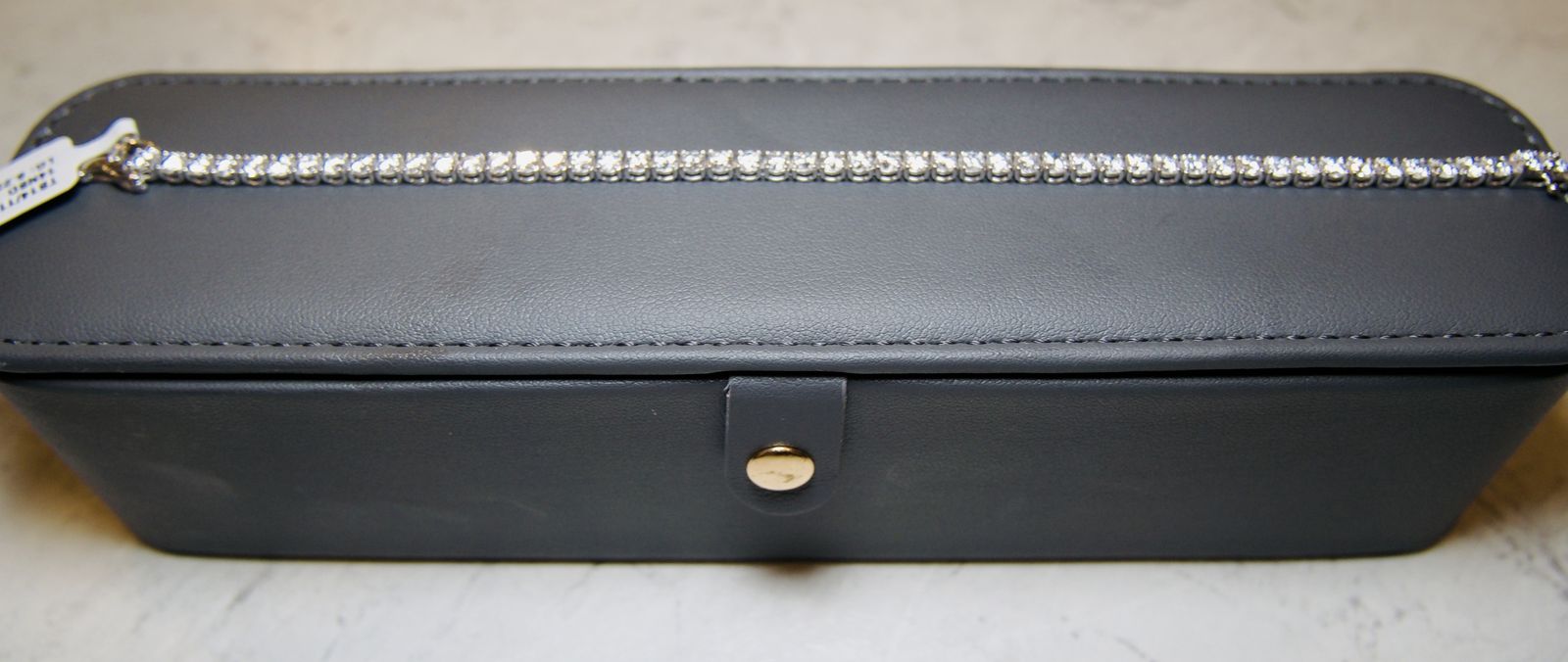 6.20 Ct Tennise Bracelet Lab F Vs 7in 14k W