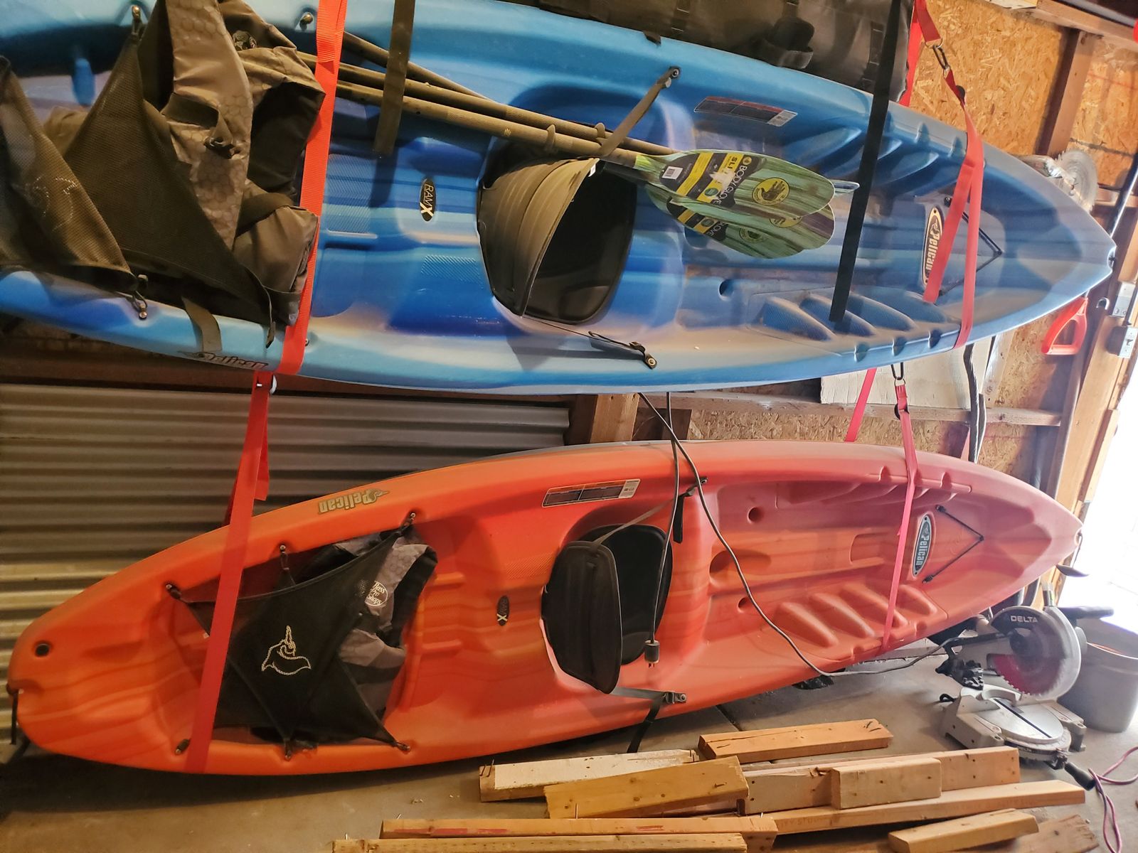TWO Pelican Kayaks (used only twice!)