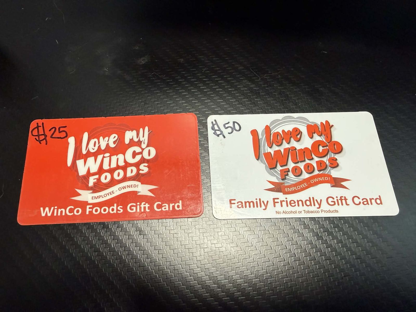 WinCo Gift Cards $75 for $65