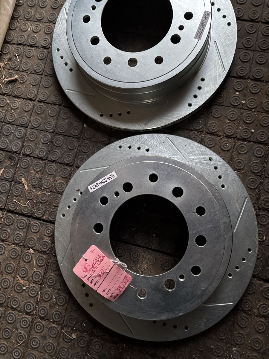 % Rotors PowerStop JBR1396 fits Rear 2010-2024 Lexus GX460, Toyota 4Runner – FJ Cruiser