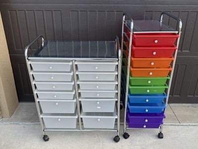 Great Crafting Storage Carts