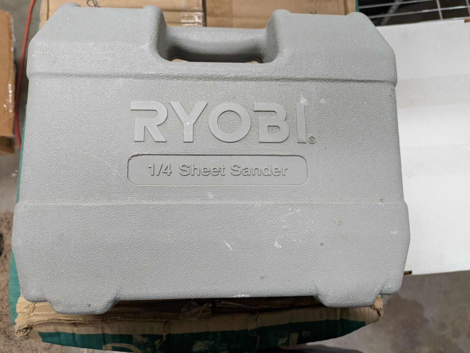 Ryobi 1/4 Sheet Sander with Case and Manual - Used Power Tool