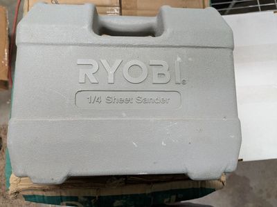Ryobi 1/4 Sheet Sander with Case and Manual - Used Power Tool