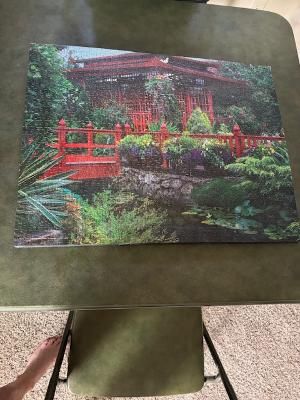 jigsaw puzzle (already assembled), l