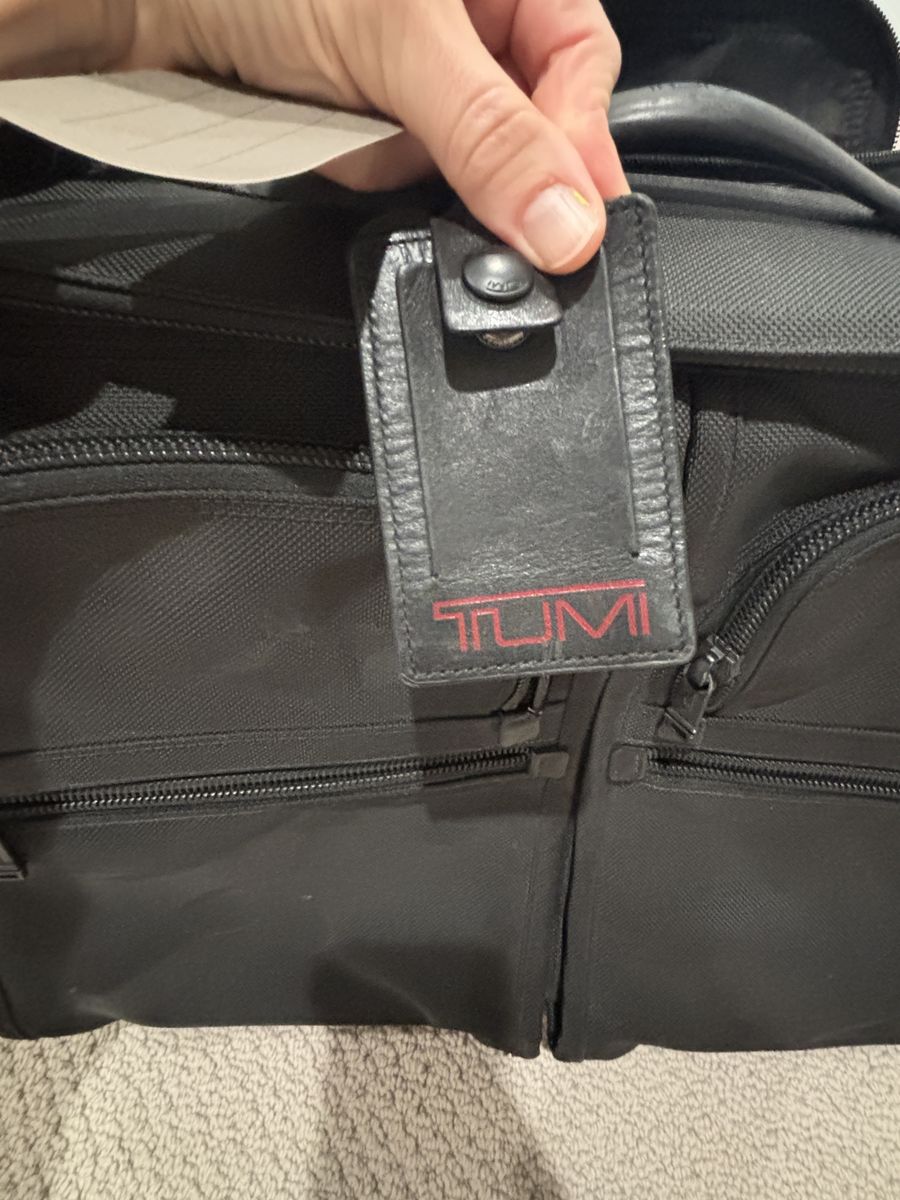 TUMI Black Garment Bag Travel Luggage