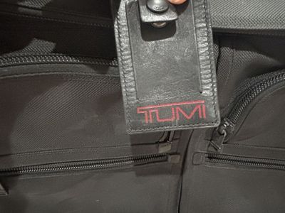 TUMI Black Garment Bag Travel Luggage