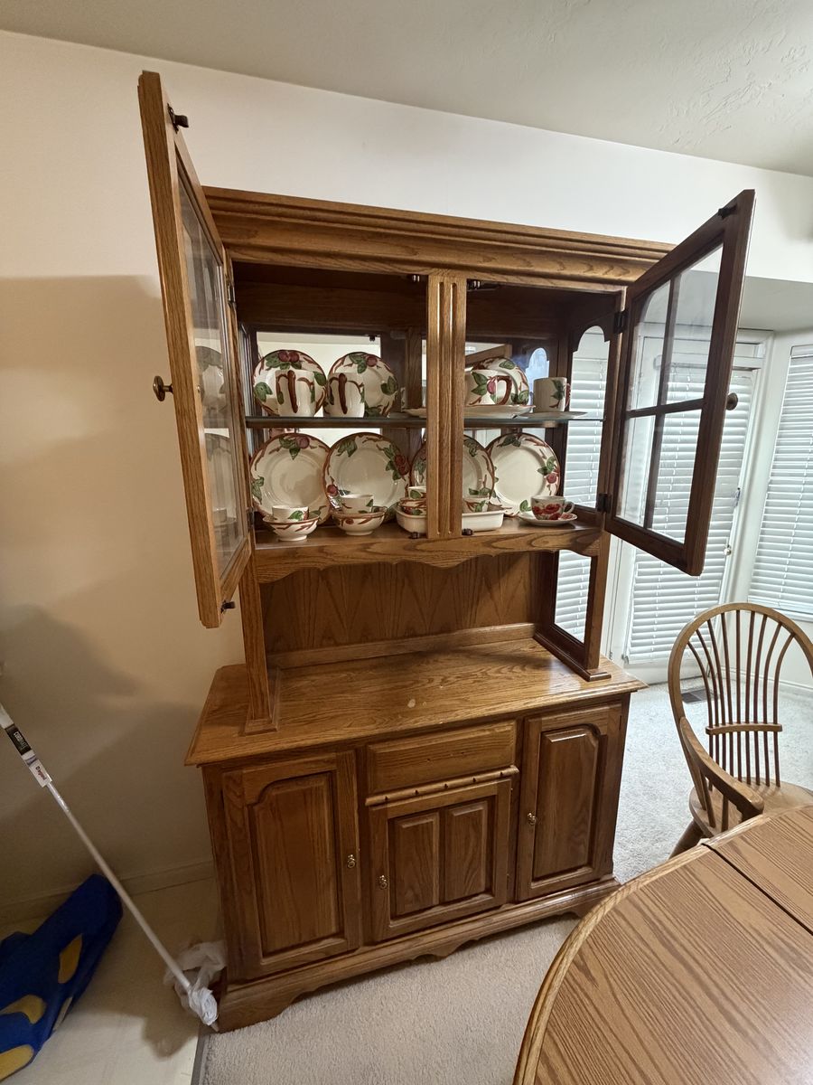 Free China Cabinet w/China.