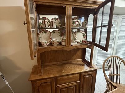 Free China Cabinet w/China.