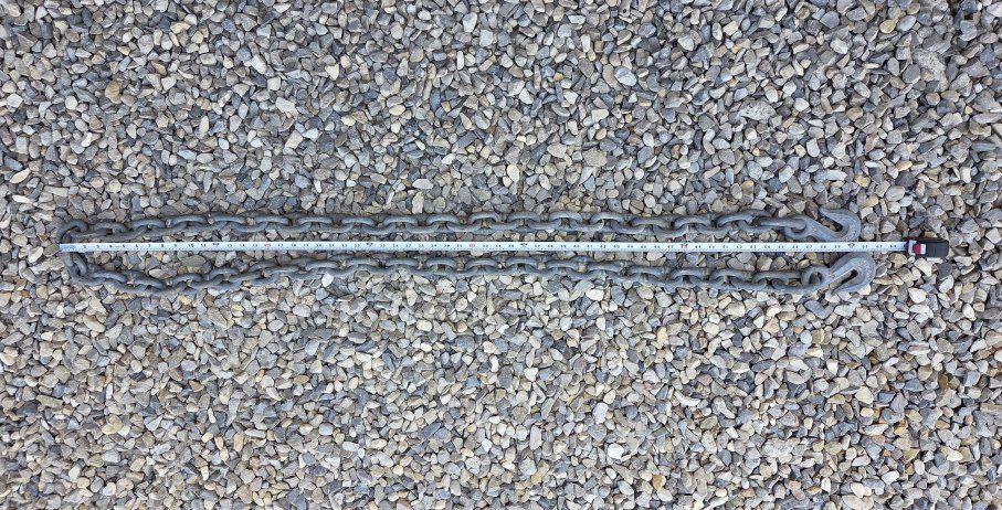 10 Feet of Heavy 1/2 inch Chain with Hooks