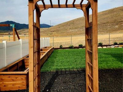 HANDCRAFTED CEDAR GARDEN ARBOR ARCHES – CUSTOM BUILT!