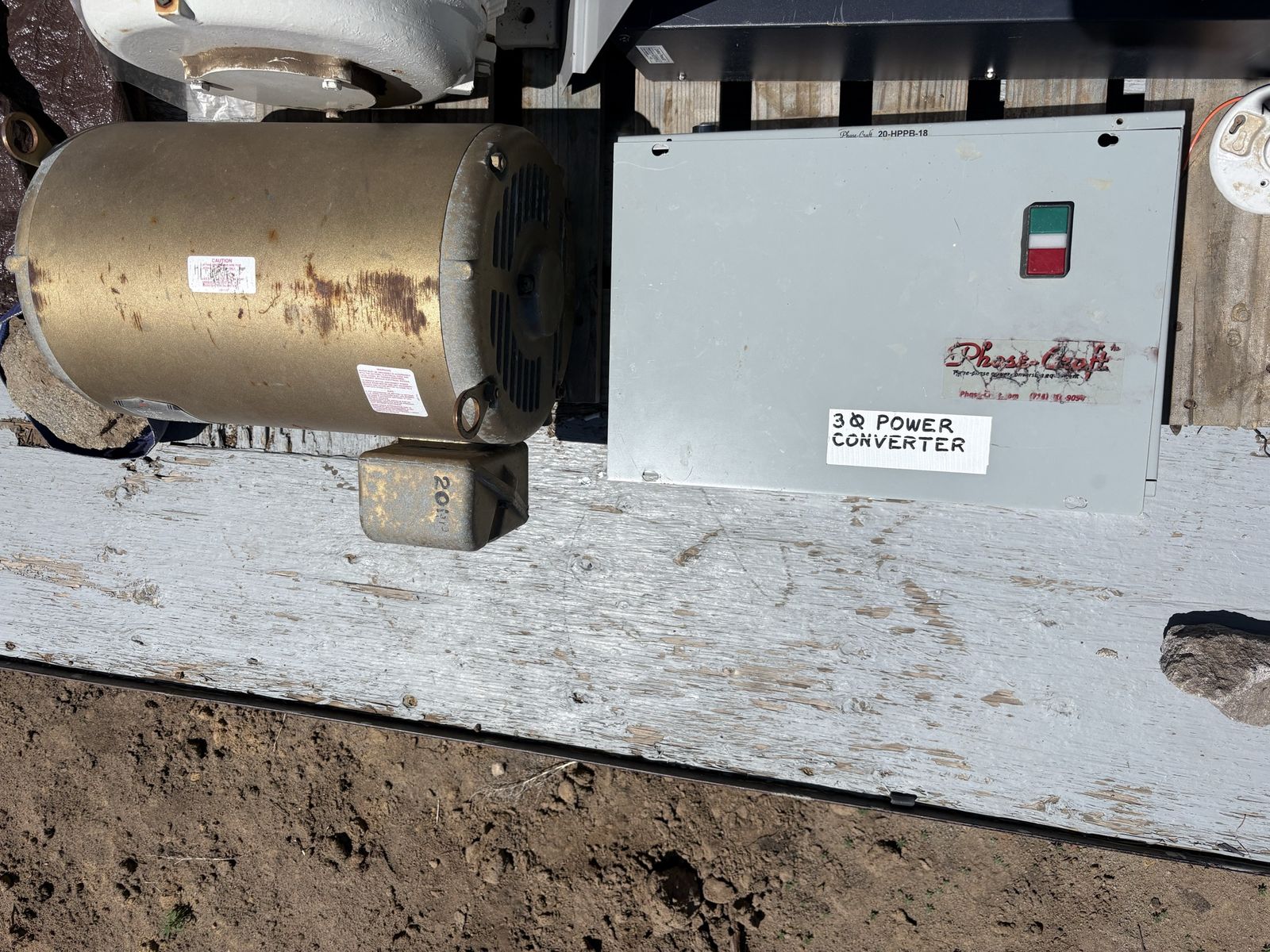 25 HP Rotary Phase Converter