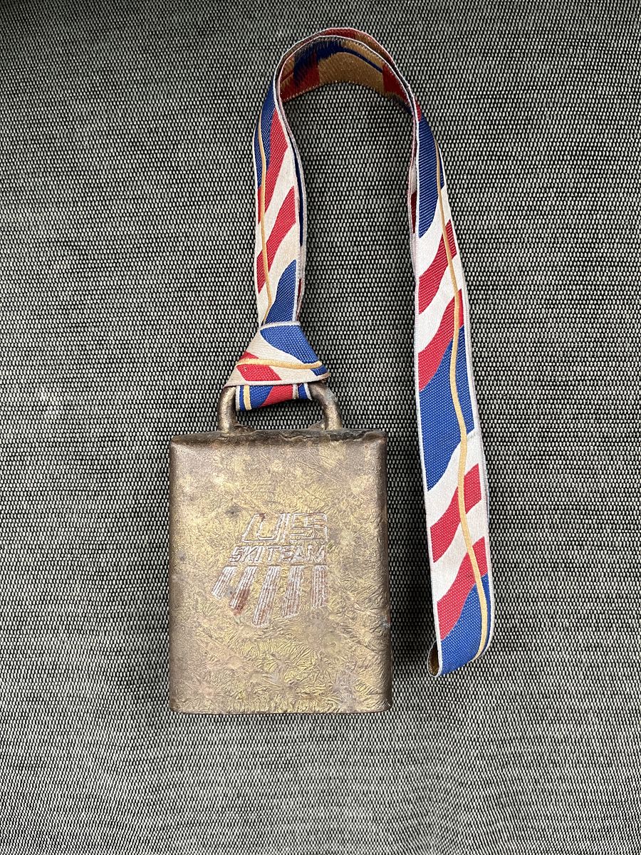 Olympic Cowbell for the US. Ski Team-Vintage