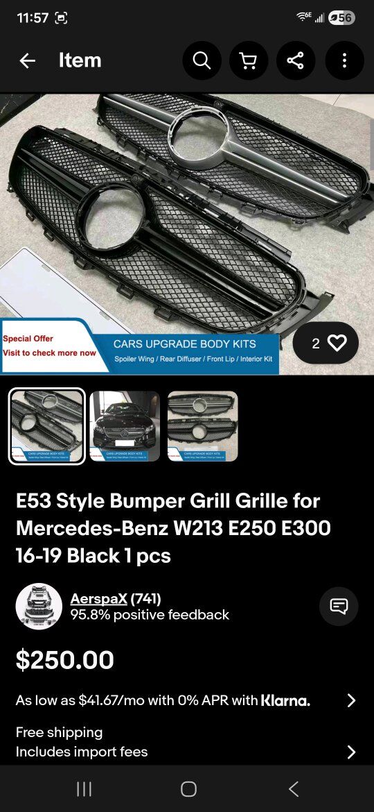 Mercedes Benz Grille