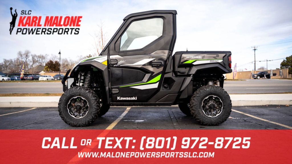 2025 Kawasaki RIDGE XR Deluxe HVAC Ice Gray - W001