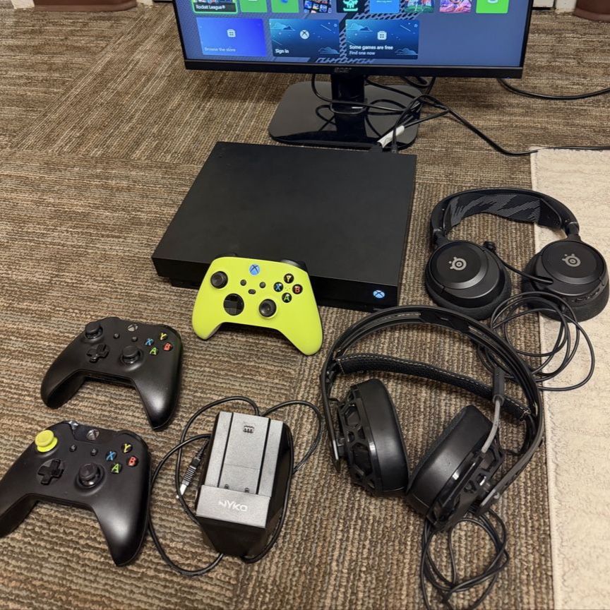 Xbox One X 1TB Gaming Bundle