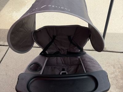 Baby Delight GoWithMe Portable Chair with Canopy - Gray