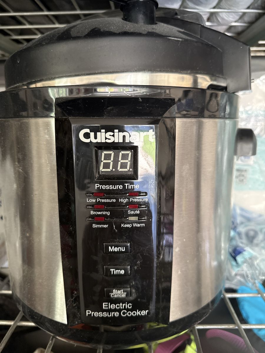 Cuisinart Electric Pressure Cooker Stainless Steel Digital