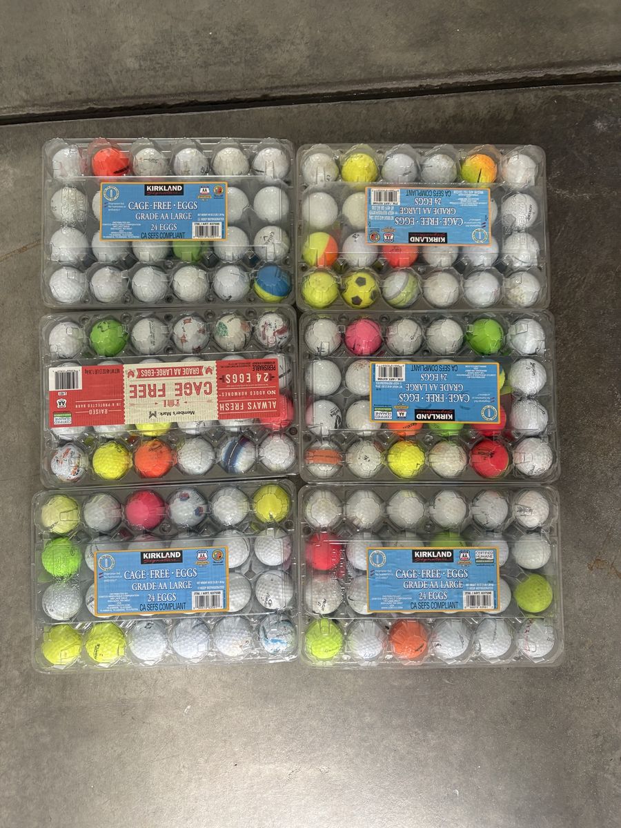 Used golf balls