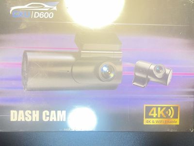 GKU D600 4K WiFi Dual Dash Cam with Rear Camera
