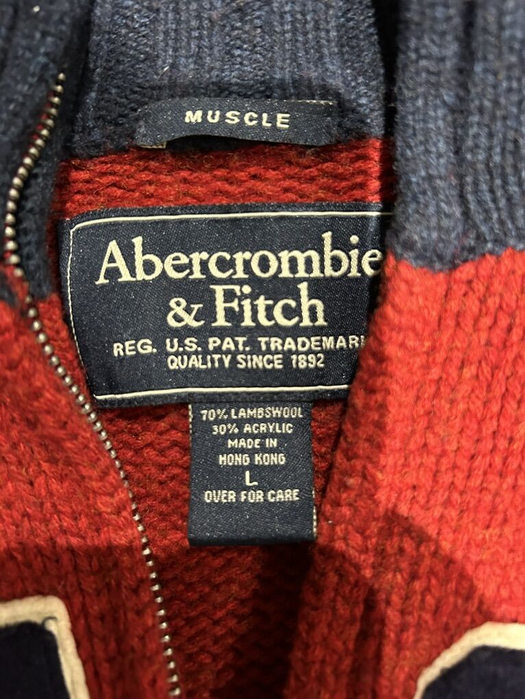 Abercrombie Lambs Wool zip Up