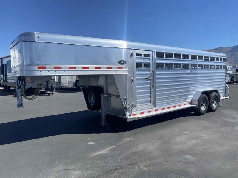 New 2026 Elite Open Stock 20' Gooseneck Livestock