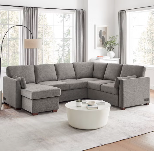 BACK TO SCHOOL SPECIAL – CODDLE LUKE SLEEPER SECTIONAL WITH REVERSIBLE CHAISE
