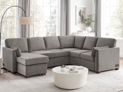 BACK TO SCHOOL SPECIAL – CODDLE LUKE SLEEPER SECTIONAL WITH REVERSIBLE CHAISE