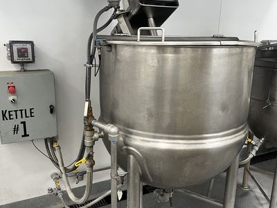 Steam Jacketed Kettle w/ Scraper Agitator - Approx 250+ Gal, Stainless - $7,000 OBO