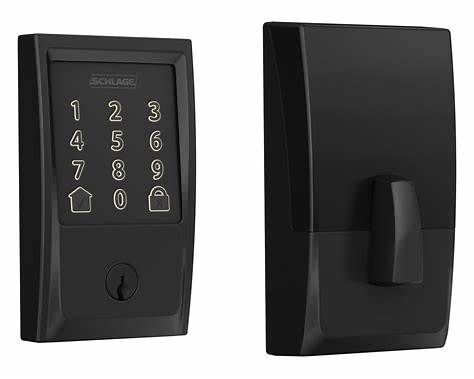 Schlage Matte Black Door Lock Set – 7 Pieces w/2 Smart WiFi Locks (Brand New in box)
