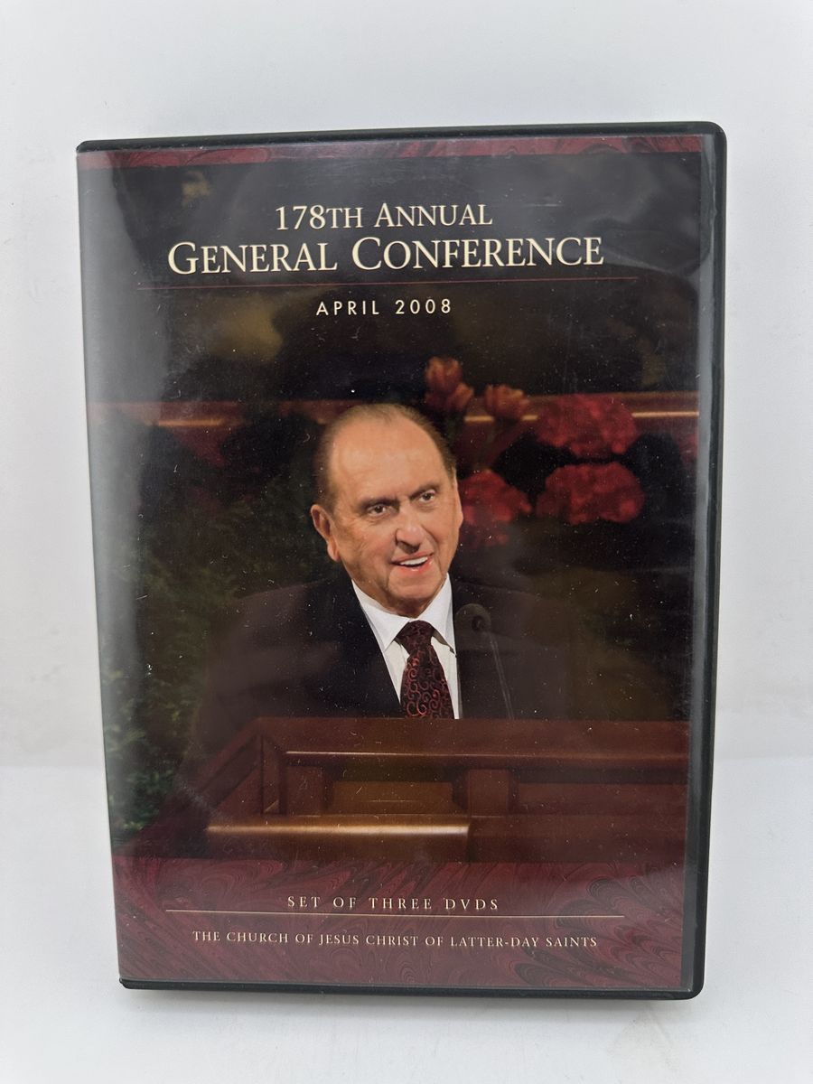 178th Annual General Conference April 2008 3 DVD Set LDS Mormon Thomas S Monson
