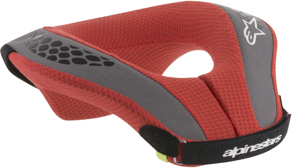 Alpinestars Youth Sequence Youth Neck Roll (Black/Red, Large/X-Large) (482-6023)