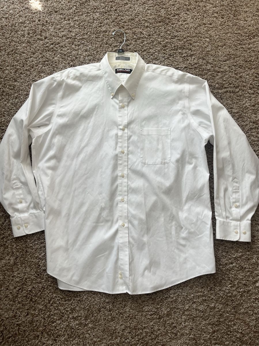 Men’s white dress shirt 18 34/35