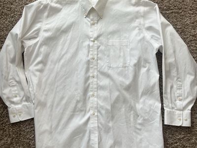 Men’s white dress shirt 18 34/35