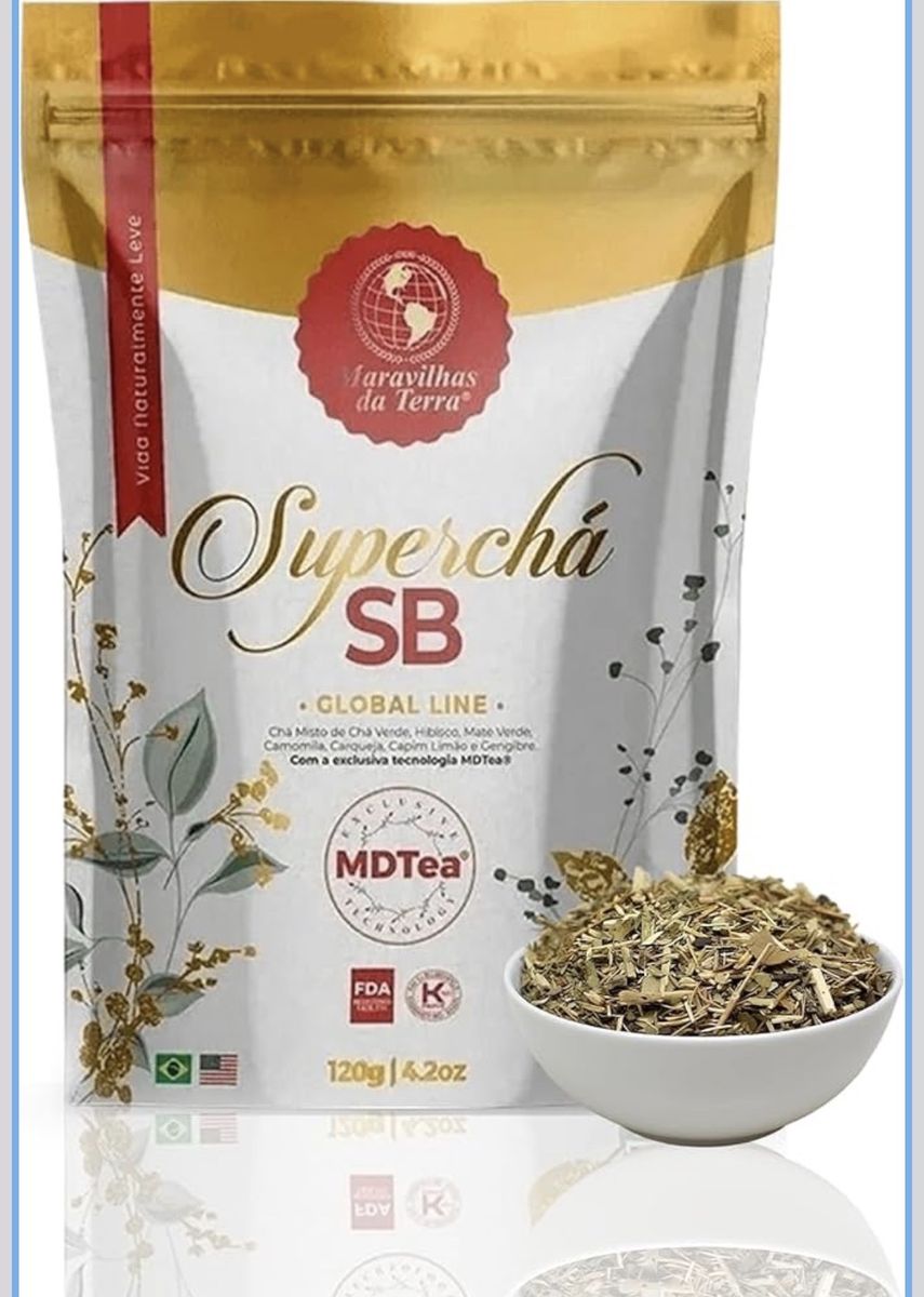 MDTea Superchá Natural Herbal & Green Tea Blend