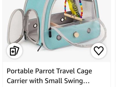 Small bird carrier