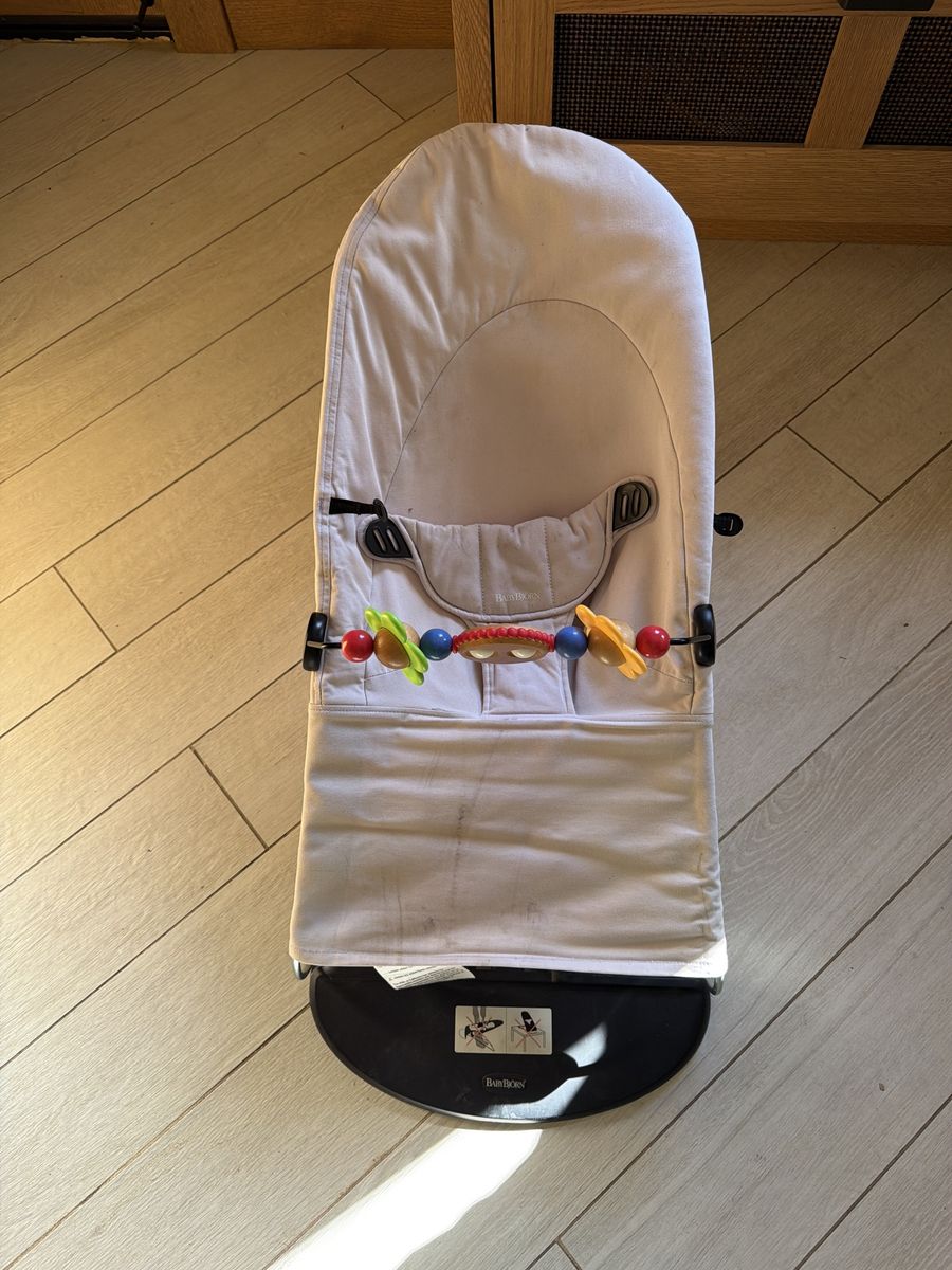 BabyBjorn Bouncer Bliss with Toy Bar - Gently Used, Purple