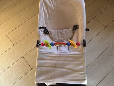 BabyBjorn Bouncer Bliss with Toy Bar - Gently Used, Purple