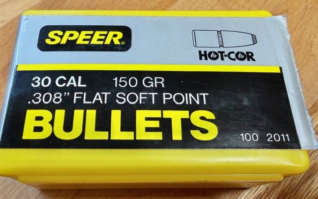 30 cal Bullets Speer HOT-COR
