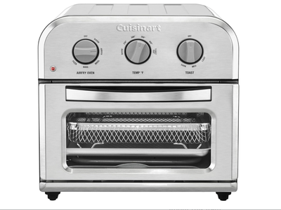 New in box, Cuisinart Compact Air Fryer Toaster Oven, Stainless Steel Fryer with 6-in-1 Functions,