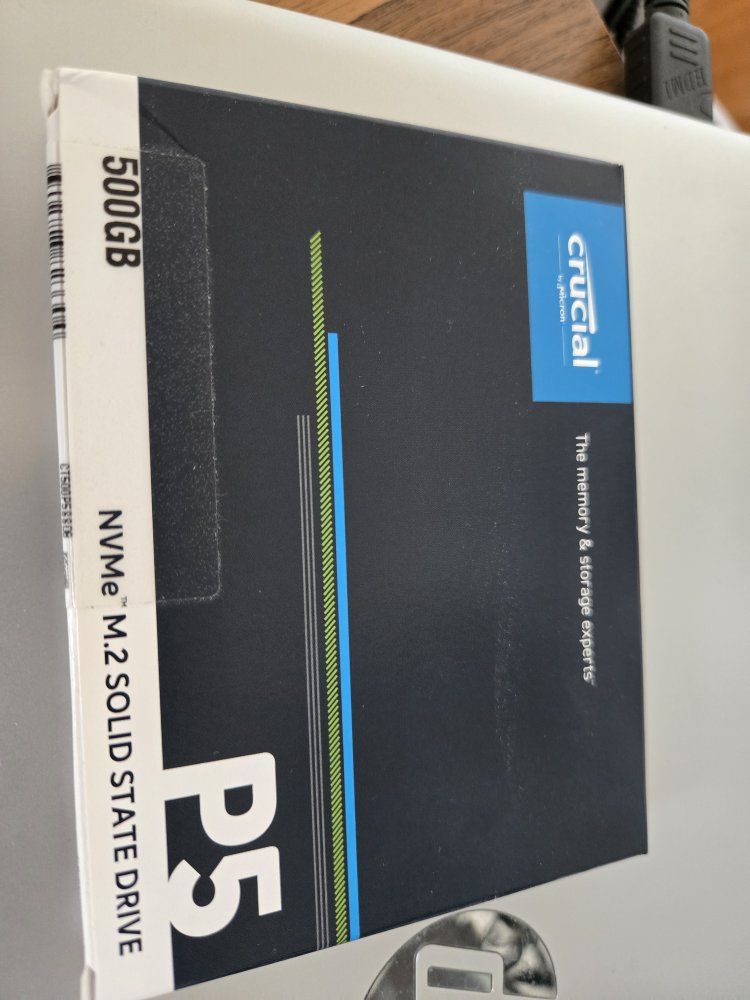 Crucial P5 NVMe M.2 500GB SSD Solid State Drive - Unopened