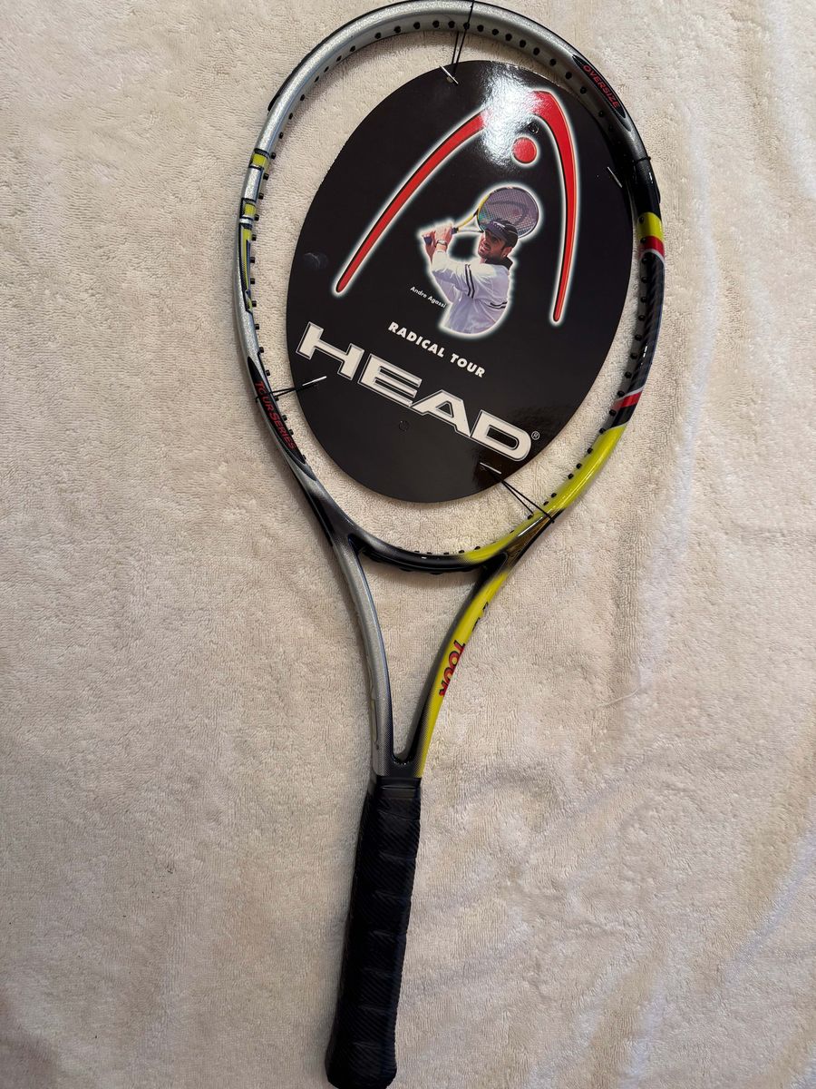 Signed Andrea Agassi Tennis racquet with signed case