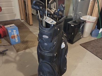 Golf Clubs and bag