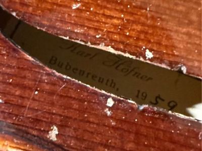 1959 Karl Hofner Violin