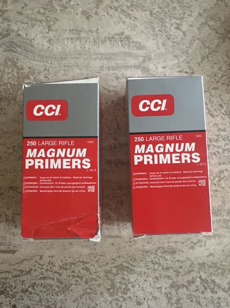 2k CCI Large Rifle Magnum Primers